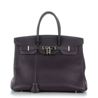 Hermes Togo Birkin 35 Raisin 1 of 23