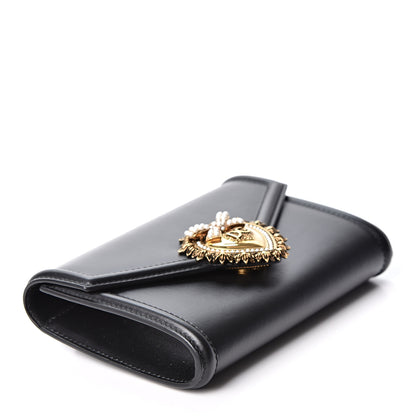 Dolce & Gabbana Agnello Vitello Devotion Belt Bag Black 3 of 10
