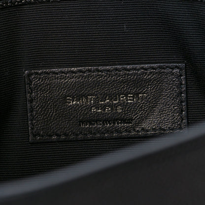Saint Laurent Grain De Poudre Uptown Pouch Black 6 of 8