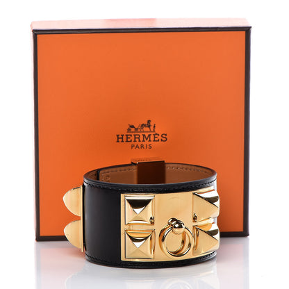 Hermes Box Collier De Chien CDC Bracelet S Black 8 of 8
