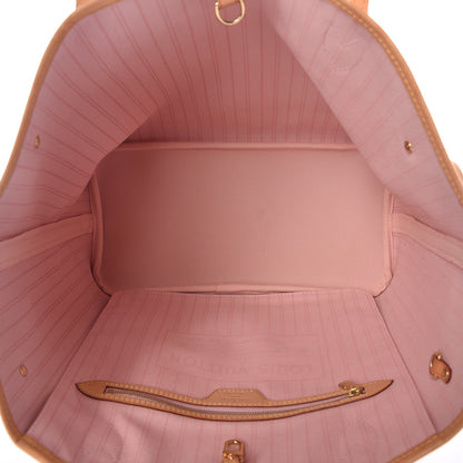 Louis Vuitton Damier Azur Neo Neverfull MM Rose Ballerine 6 of 12