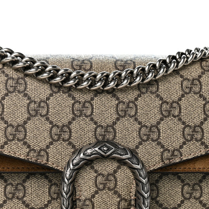 Gucci GG Supreme Monogram Small Dionysus Shoulder Bag Taupe 8 of 12