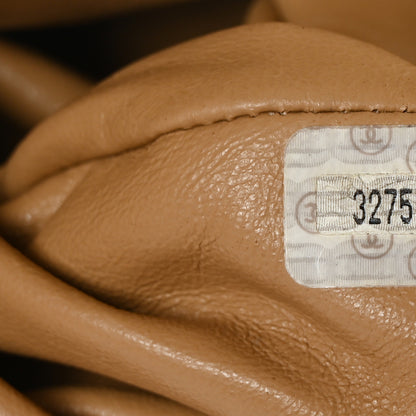 Chanel Lambskin Quilted Backpack Beige 7 of 10