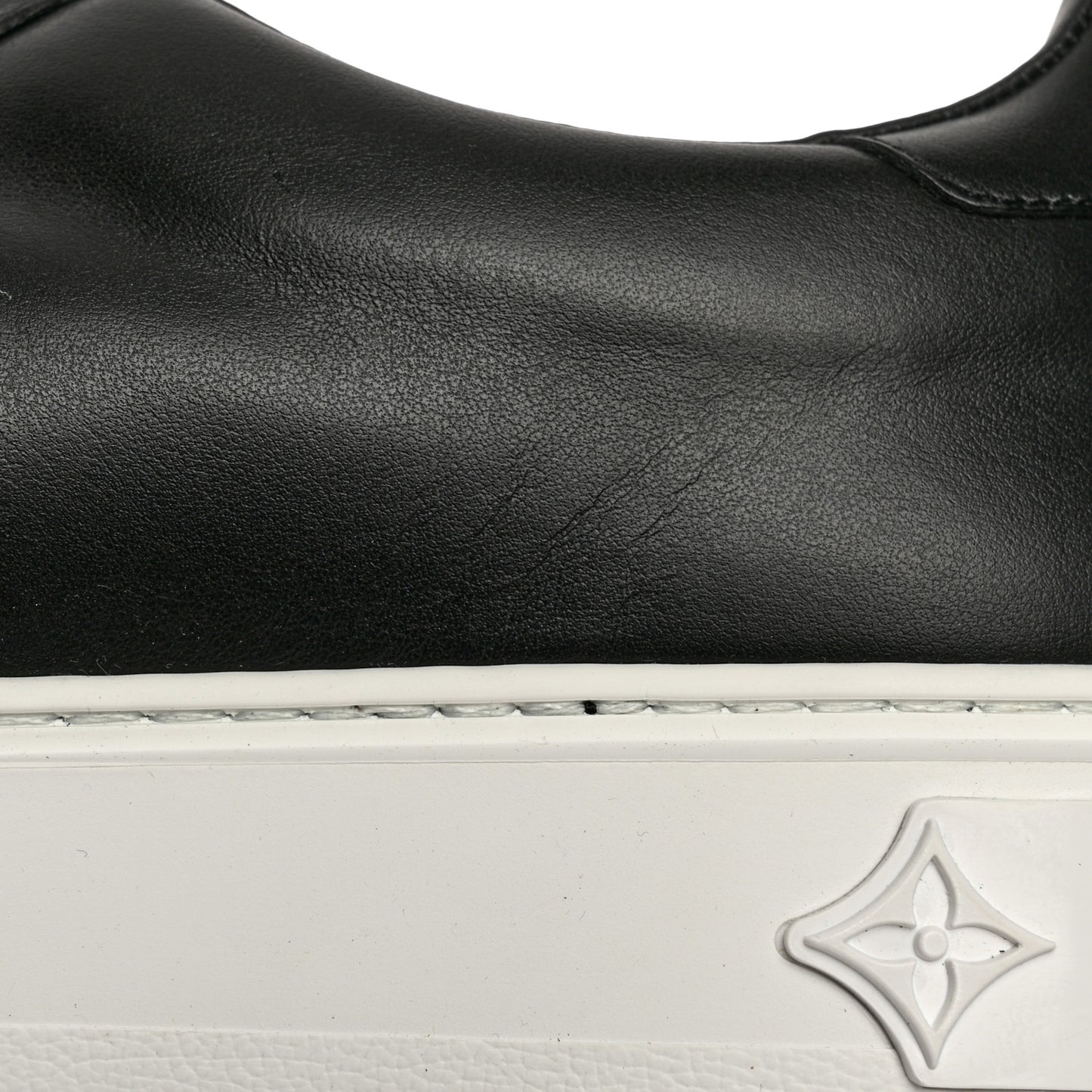 Calfskin Time Out Sneakers 41 Black