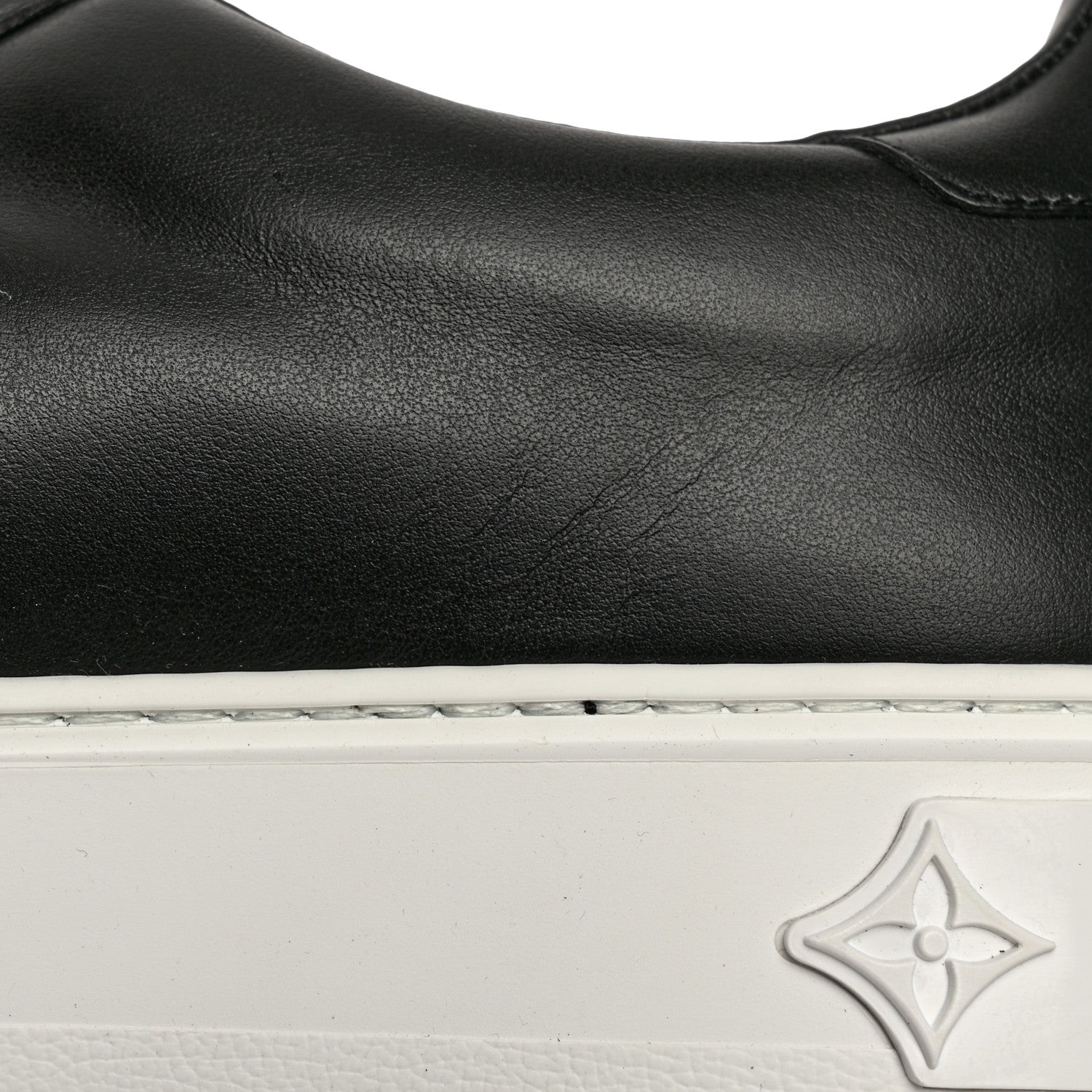 Louis Vuitton Calfskin Time Out Sneakers 41 Black 8 of 11
