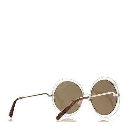 Chloe Oversized Round Carlina Oversized Round Sunglasses CE114S Gold 4 of 7