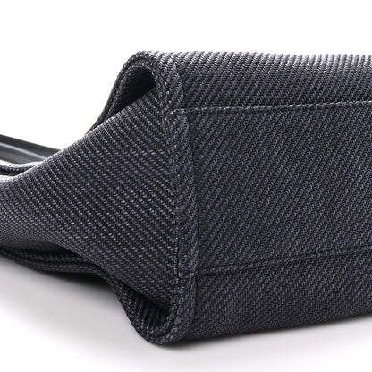 Chanel Mixed Fibers Calfskin Small Deauville Tote Black 9 of 10