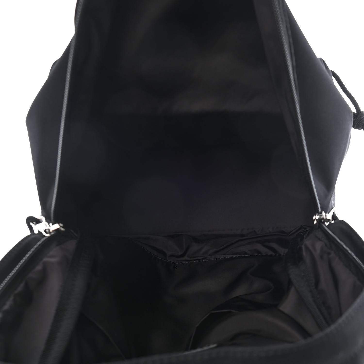 Balenciaga Sport Nylon Logo Embroidered S Wheel Backpack Black 5 of 9