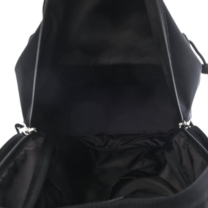 Balenciaga Sport Nylon Logo Embroidered S Wheel Backpack Black 5 of 9