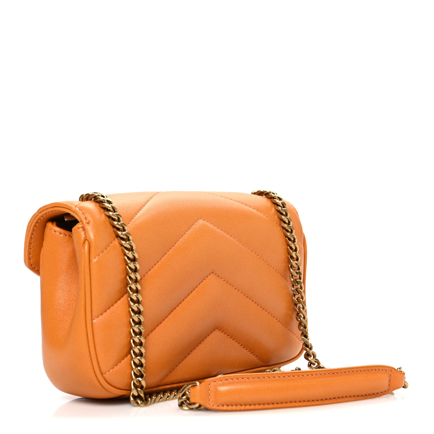 Saint Laurent Daytona Lambskin Matelasse Chevron Quilted Mini Loulou Dry Spell Dry Spell 3 of 10