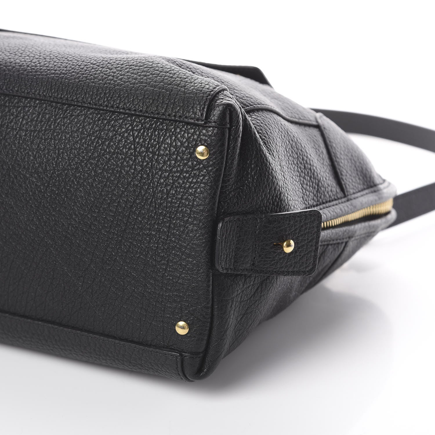 Chloe Grained Calfskin Brooke Satchel Black 6 of 8