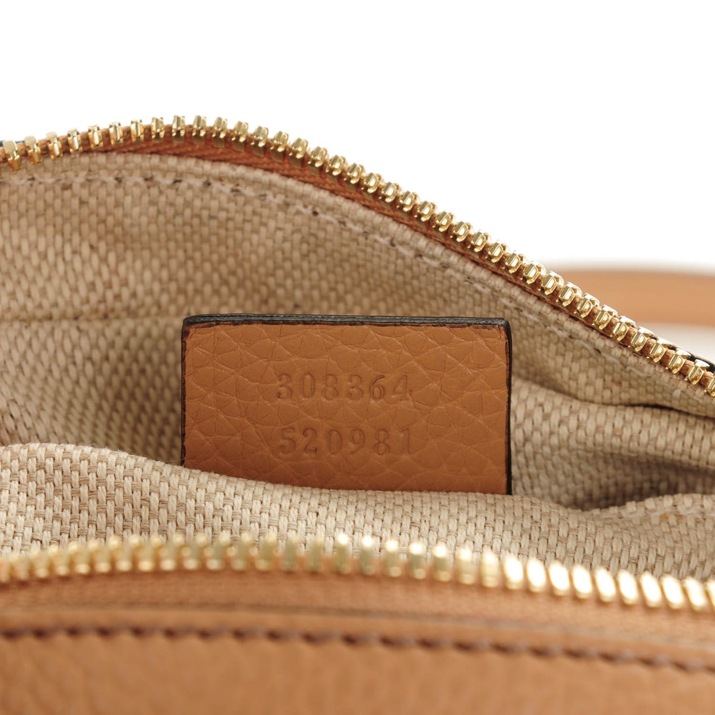 Pebbled Calfskin Small Soho Disco Bag Rose Beige