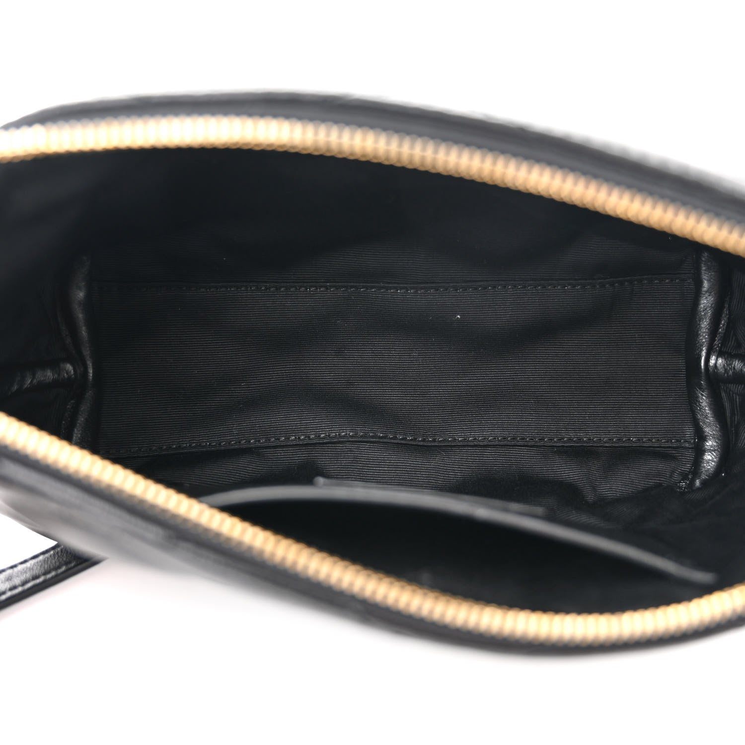 Saint Laurent Lambskin Quilted Gaby Zipped Shoulder Bag Black 5 of 10