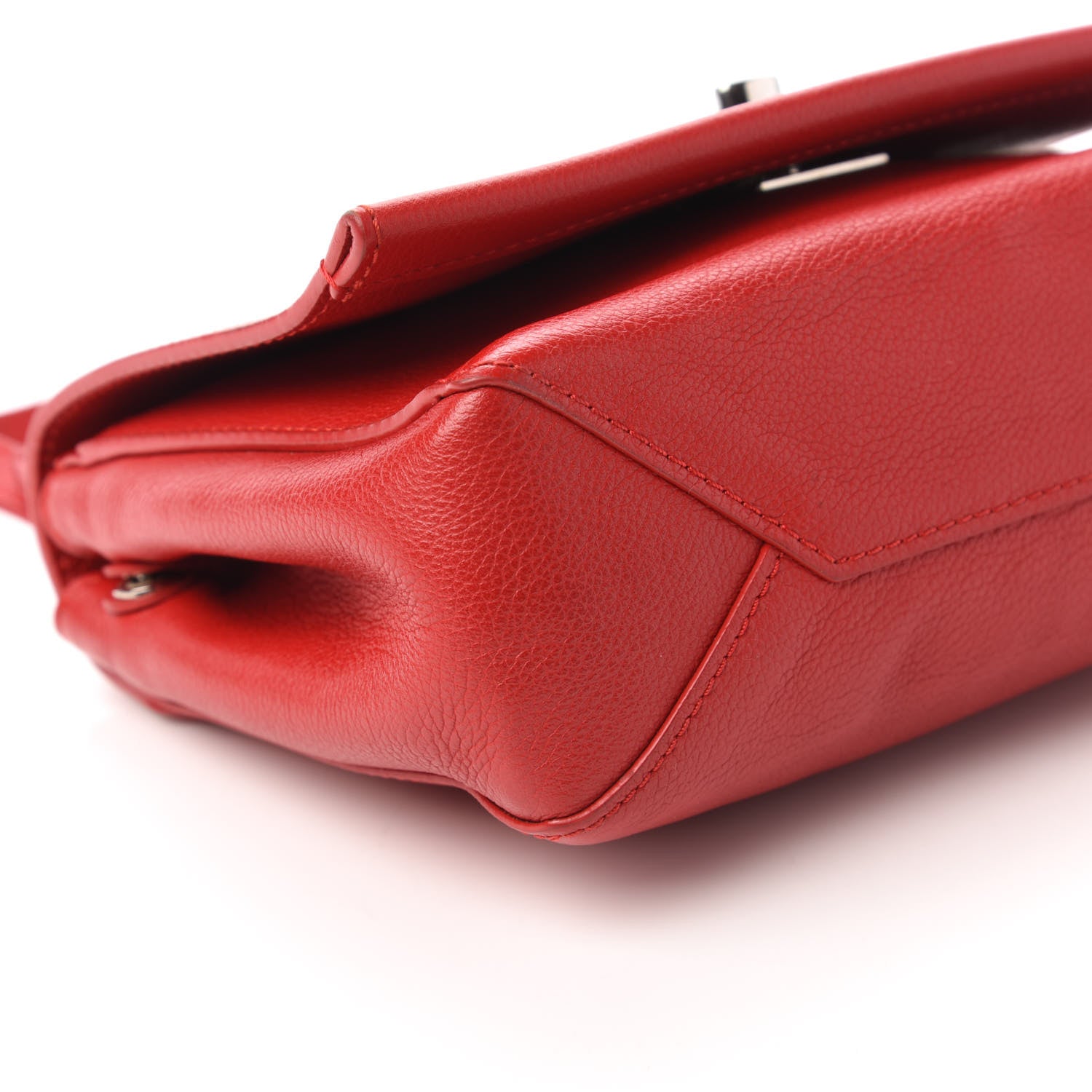 Louis Vuitton Calfskin Lockme II Chain Bag BB Rubis 6 of 10