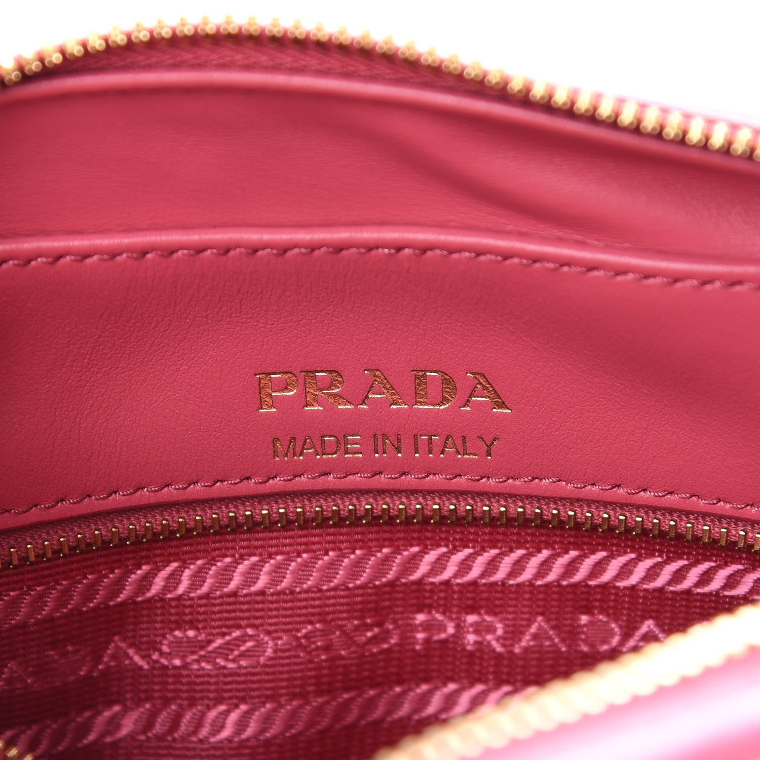 Prada Soft Calfskin Diagramme Crossbody Bag Peonia 6 of 11