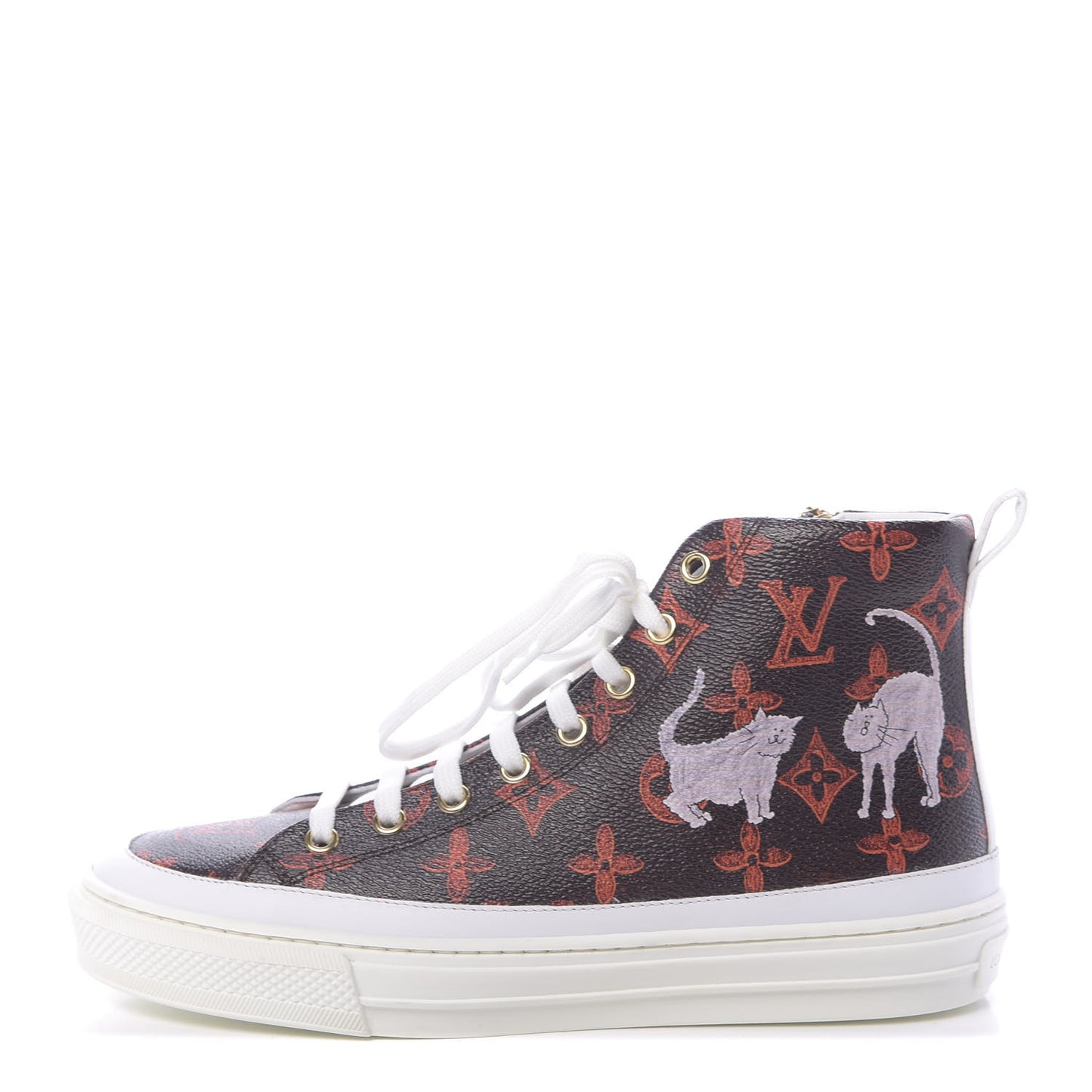 Catogram Stellar Sneaker Boots 37 Marron