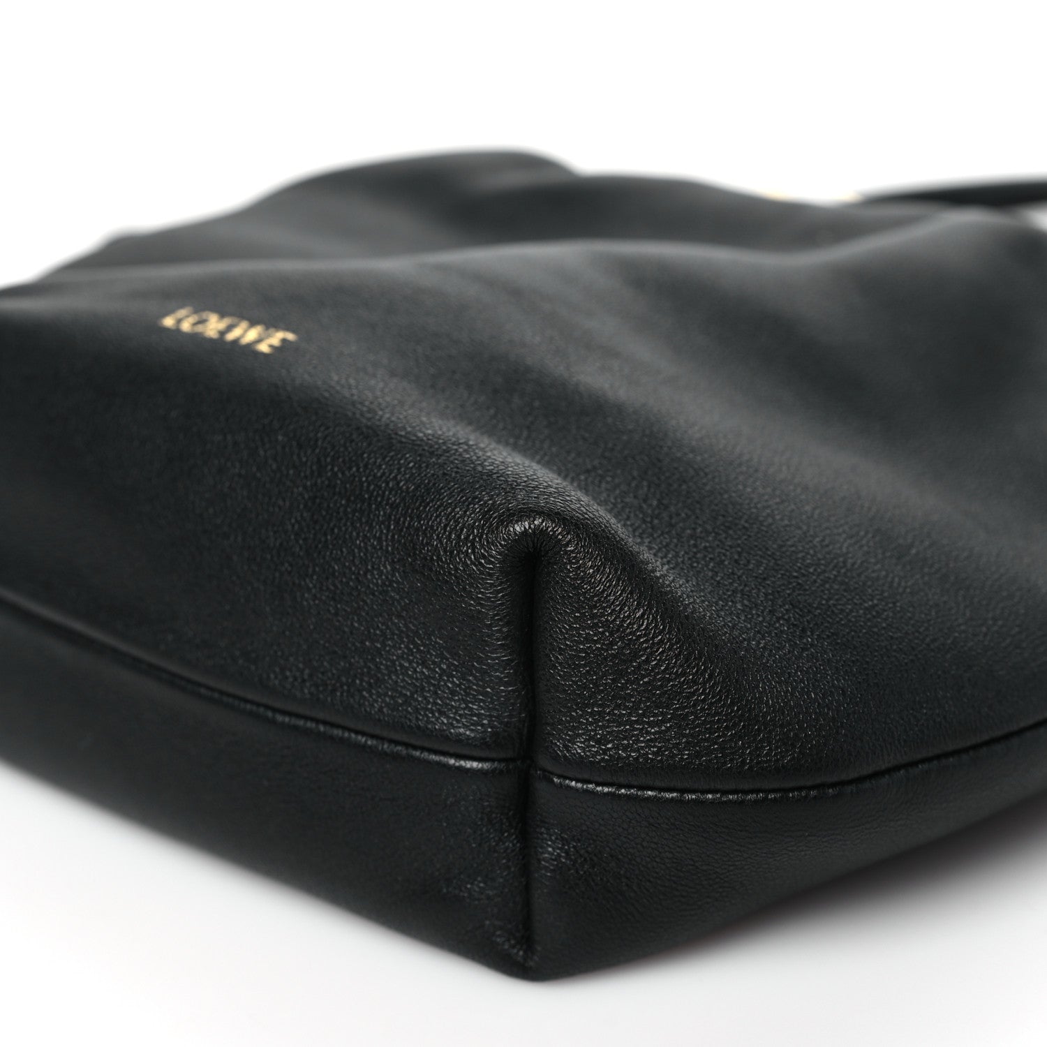 Loewe Nappa Calfskin Mini Flamenco Knot Clutch With Chain Black 10 of 10