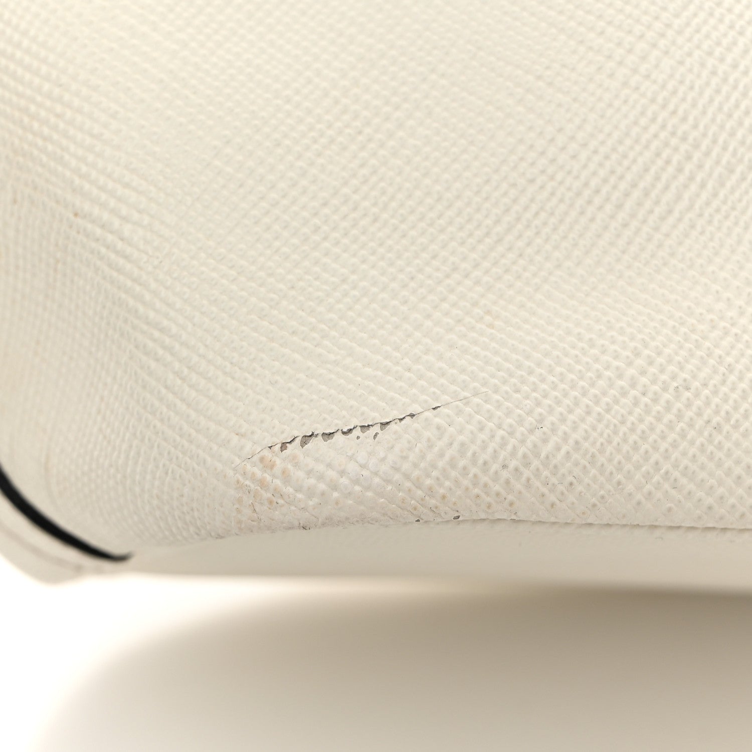 Prada Saffiano Bucket Bag White 11 of 16