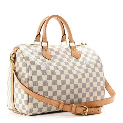 Louis Vuitton Damier Azur Speedy Bandouliere 30 3 of 10