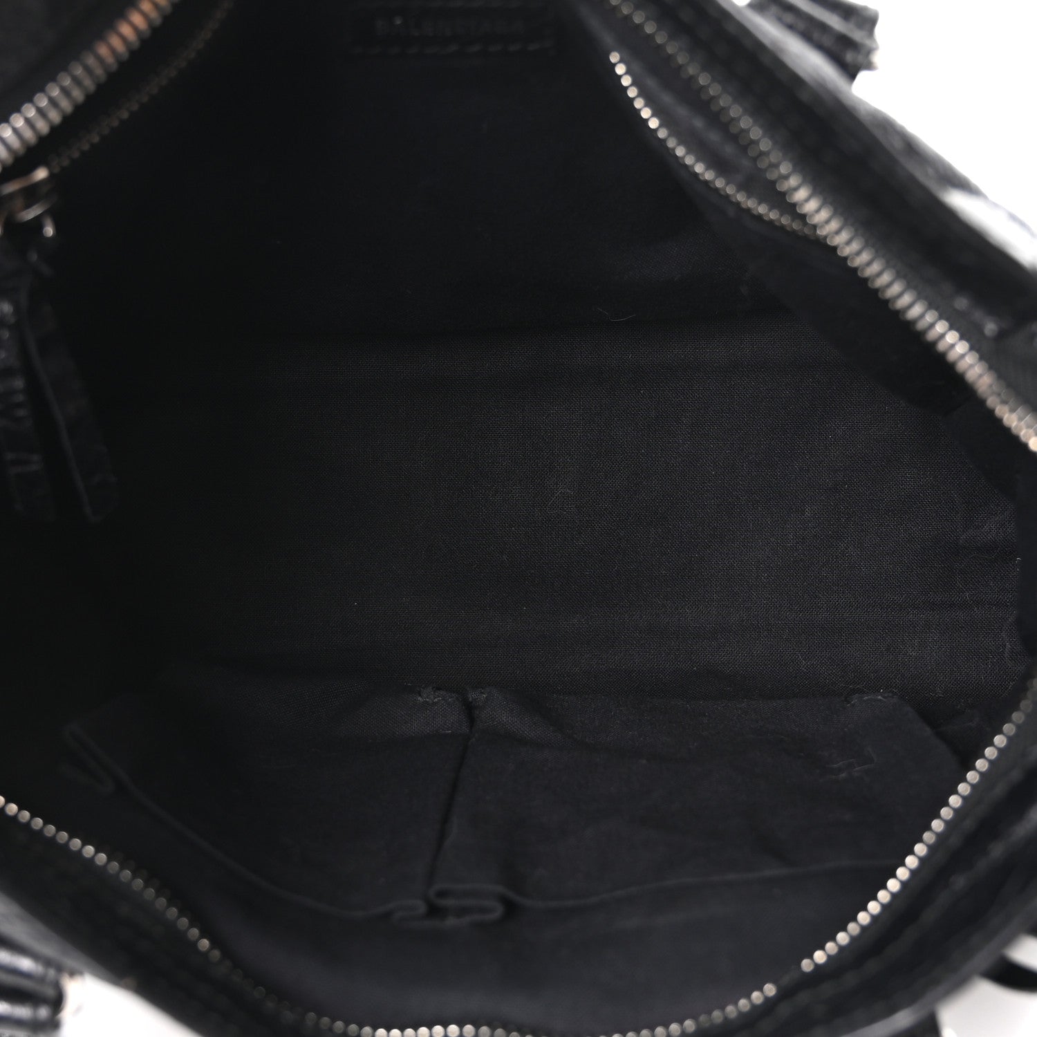 Balenciaga Agneau Classic Hardware S City Logo Strap Black White 6 of 11