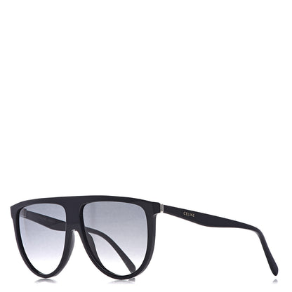 Celine Flat Top Shield Sunglasses CL 40006IN Black 1 of 7