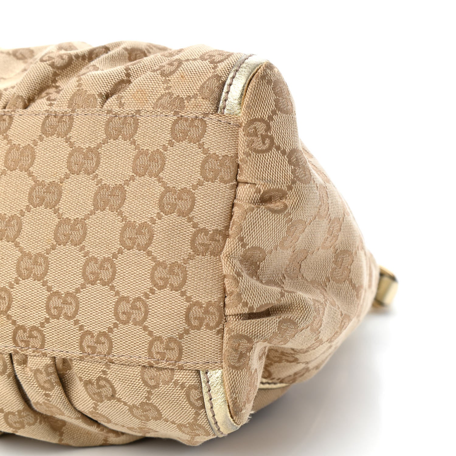 Gucci Monogram Large D Gold Hobo Gold 10 of 11