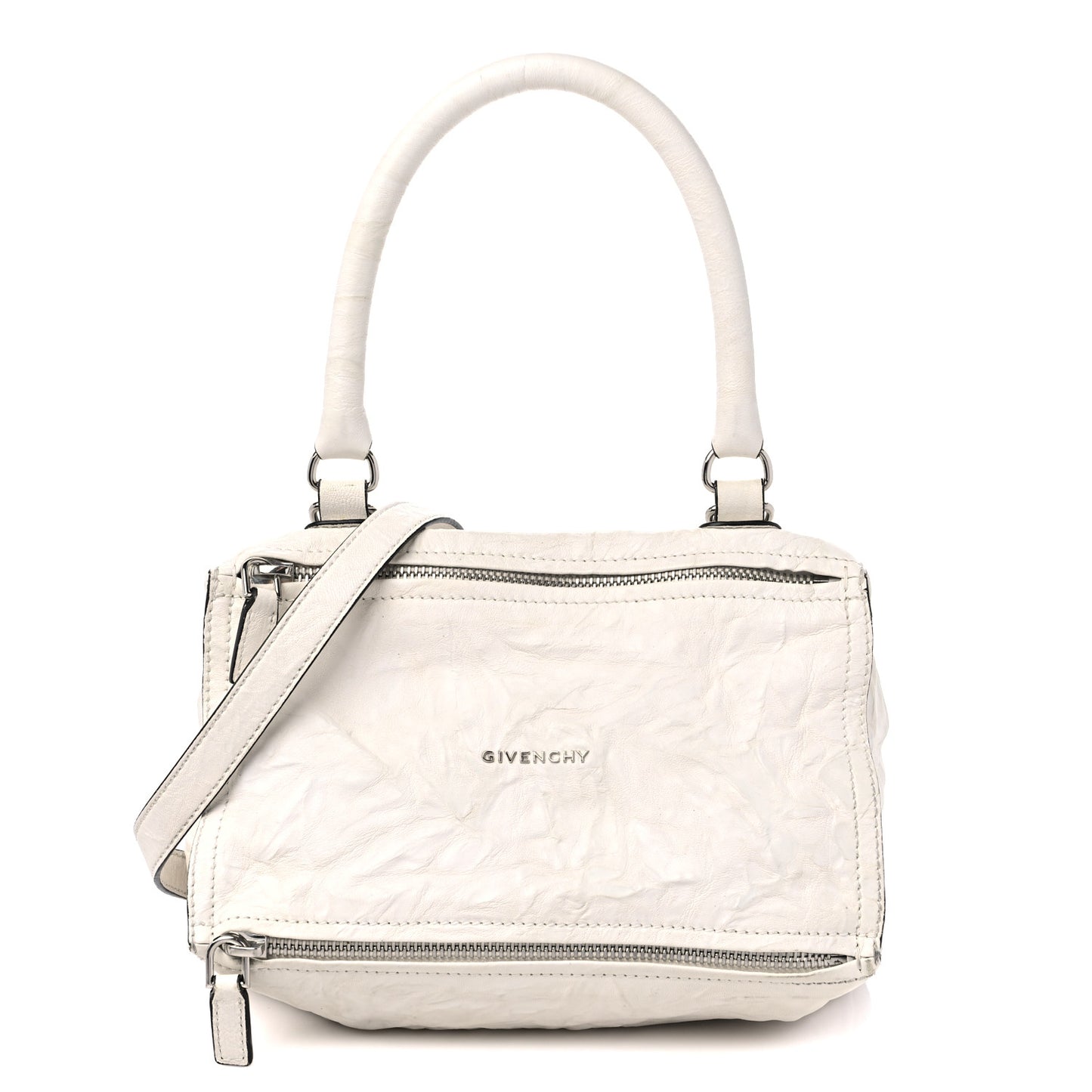 Tumbled Sheepskin Small Pandora Ivory
