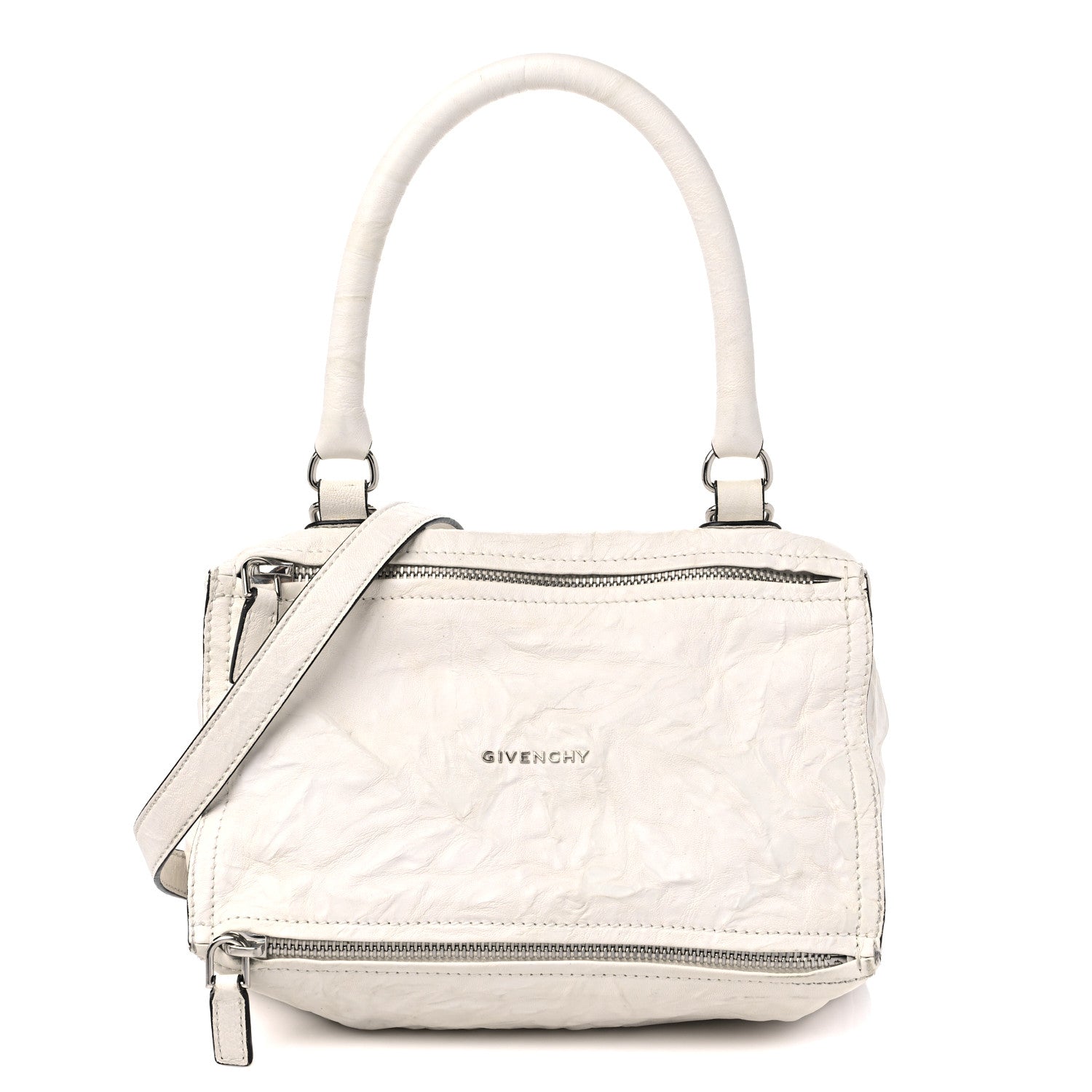 Givenchy Tumbled Sheepskin Small Pandora Ivory 1 of 14