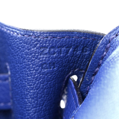 Hermes Togo Birkin 25 Bleu Royal 7 of 12