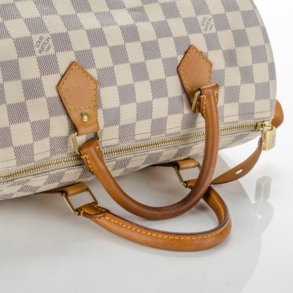 Louis Vuitton Damier Azur Speedy 30 7 of 10