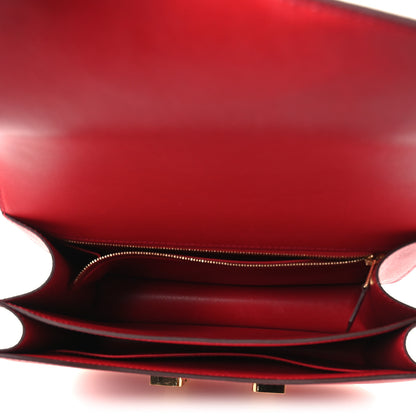 Hermes Epsom Constance 24 Rouge Casaque 5 of 13