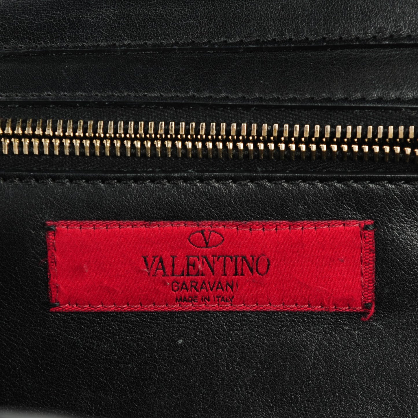 Vitello Small Rockstud Tote Black