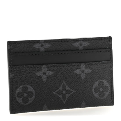 Louis Vuitton Monogram Eclipse Porte-Cartes Double Card Holder 3 of 7