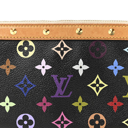 Louis Vuitton Monogram Multicolor Pochette Accessories Black 14 of 21