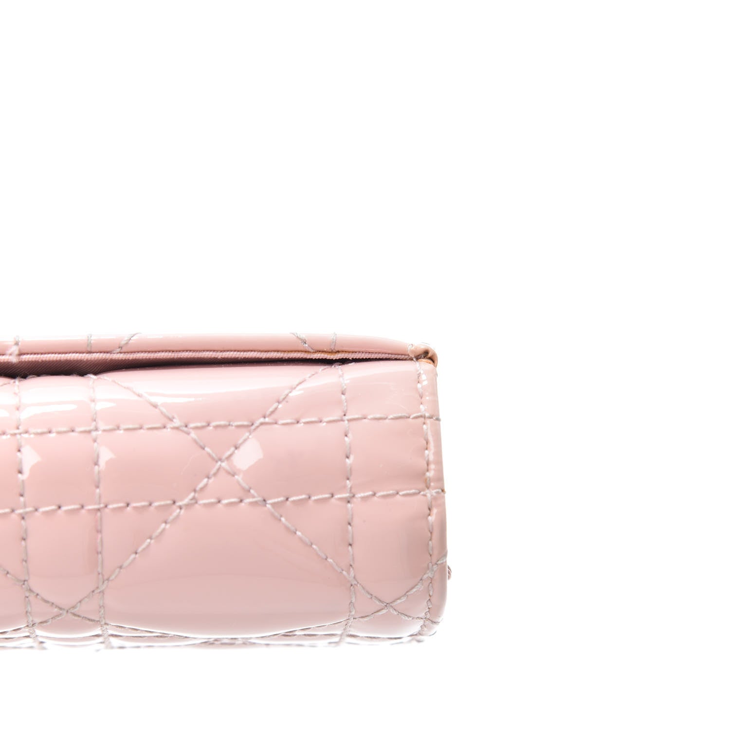 Christian Dior Patent Cannage Lady Dior Explorateur Wallet Pink 8 of 9