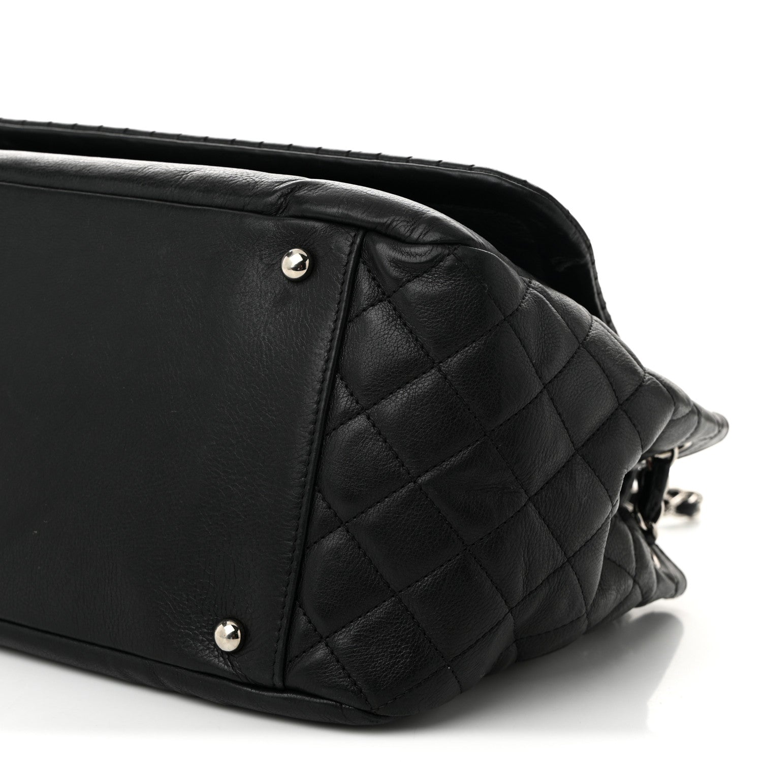 Chanel Calfskin Medium On the Bund Flap Black 10 of 14