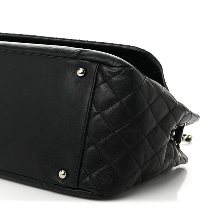 Chanel Calfskin Medium On the Bund Flap Black 10 of 14
