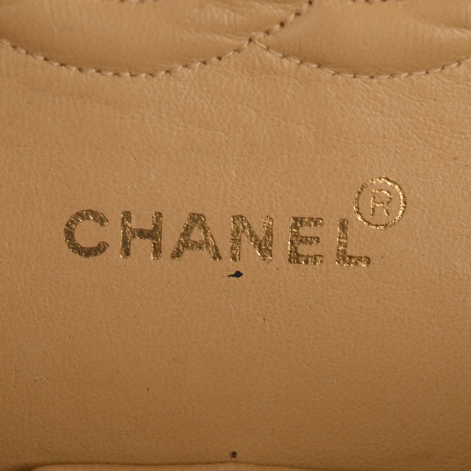 Chanel Caviar Quilted Medium Double Flap Beige 8 of 10