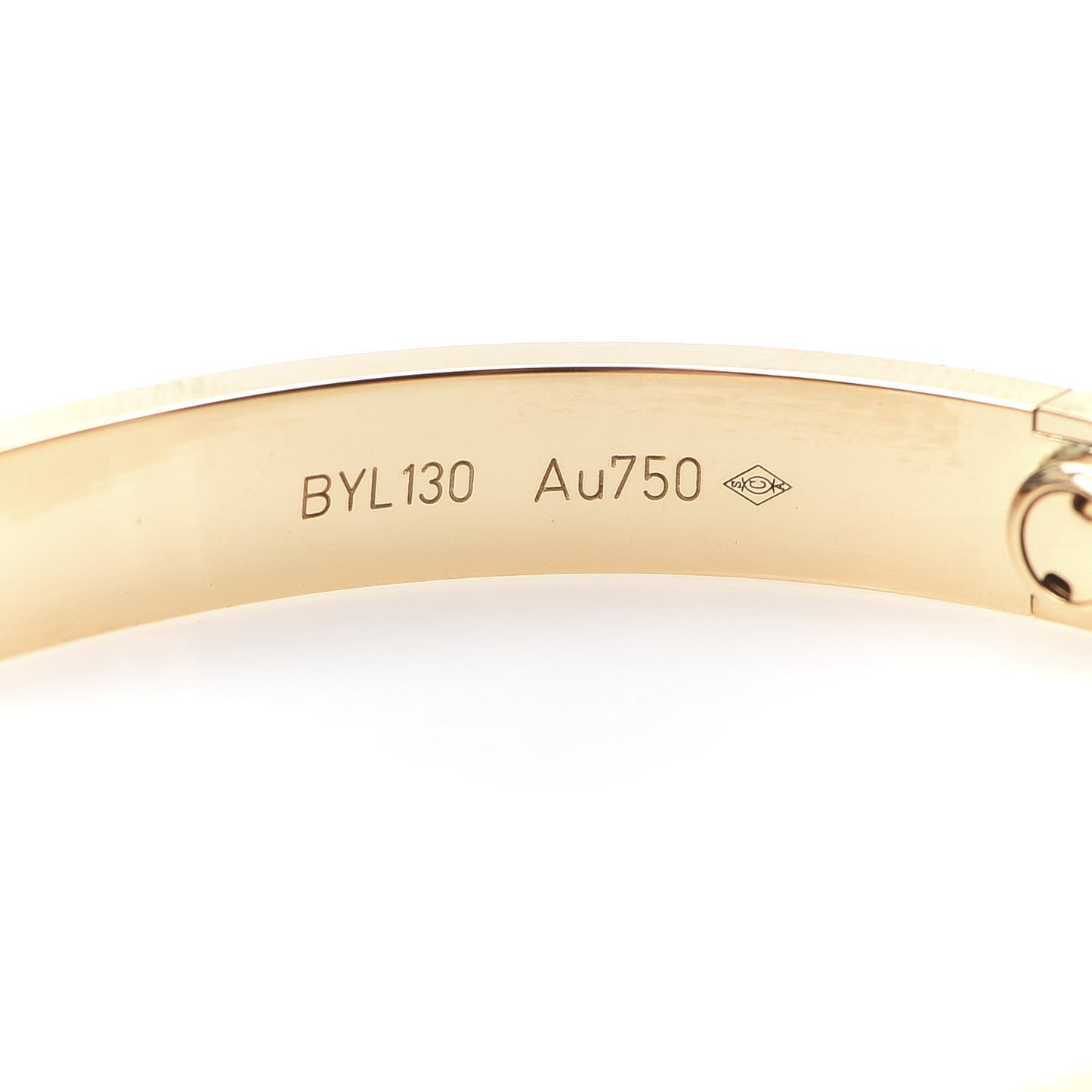 18K Yellow Gold LOVE Bracelet 17