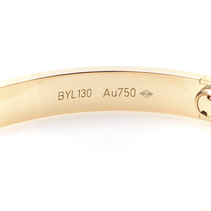 Cartier 18K Yellow Gold LOVE Bracelet 17 5 of 8