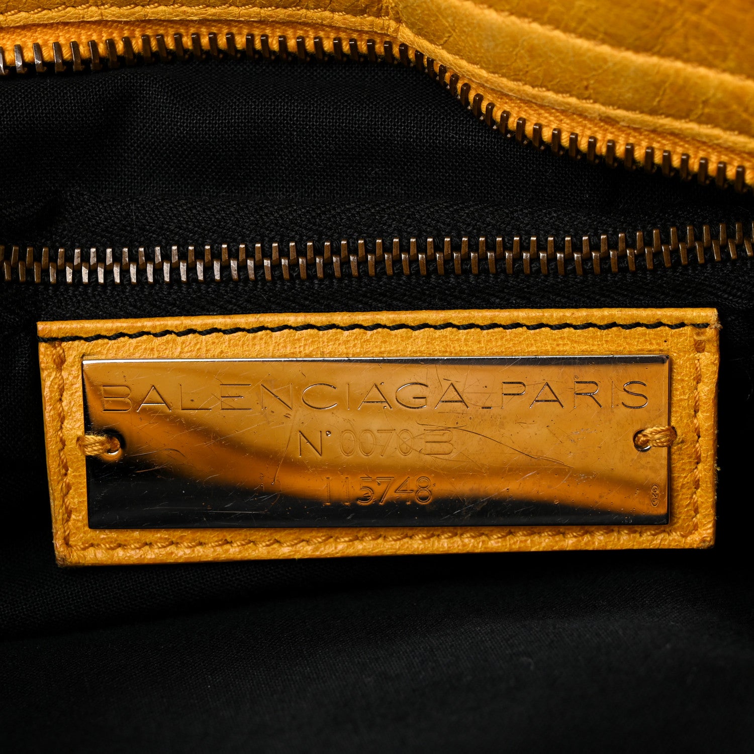 Balenciaga Chevre Classic Hardware City Marigold 7 of 13