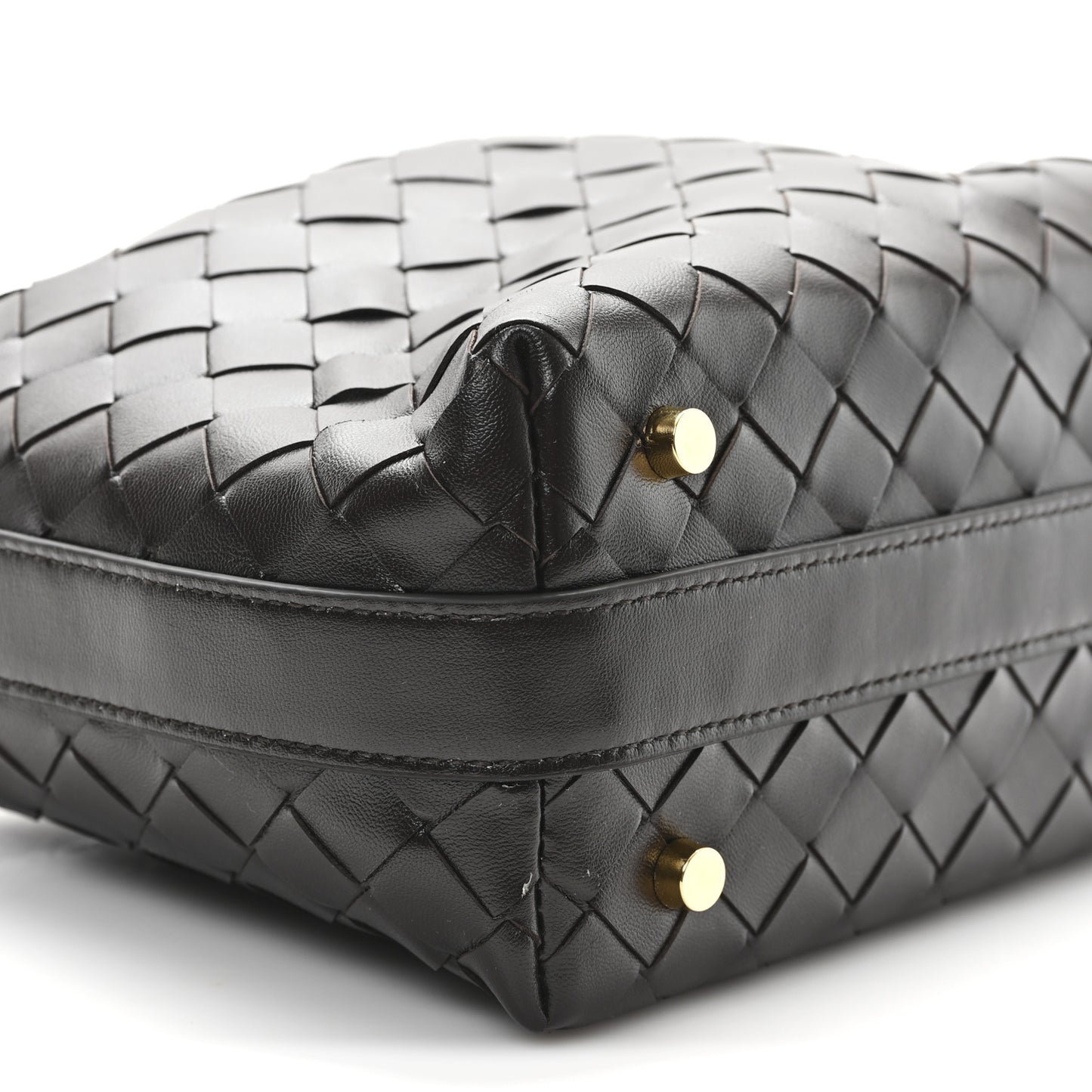 Calfskin Nappa Intrecciato Mini Wallace Fondant