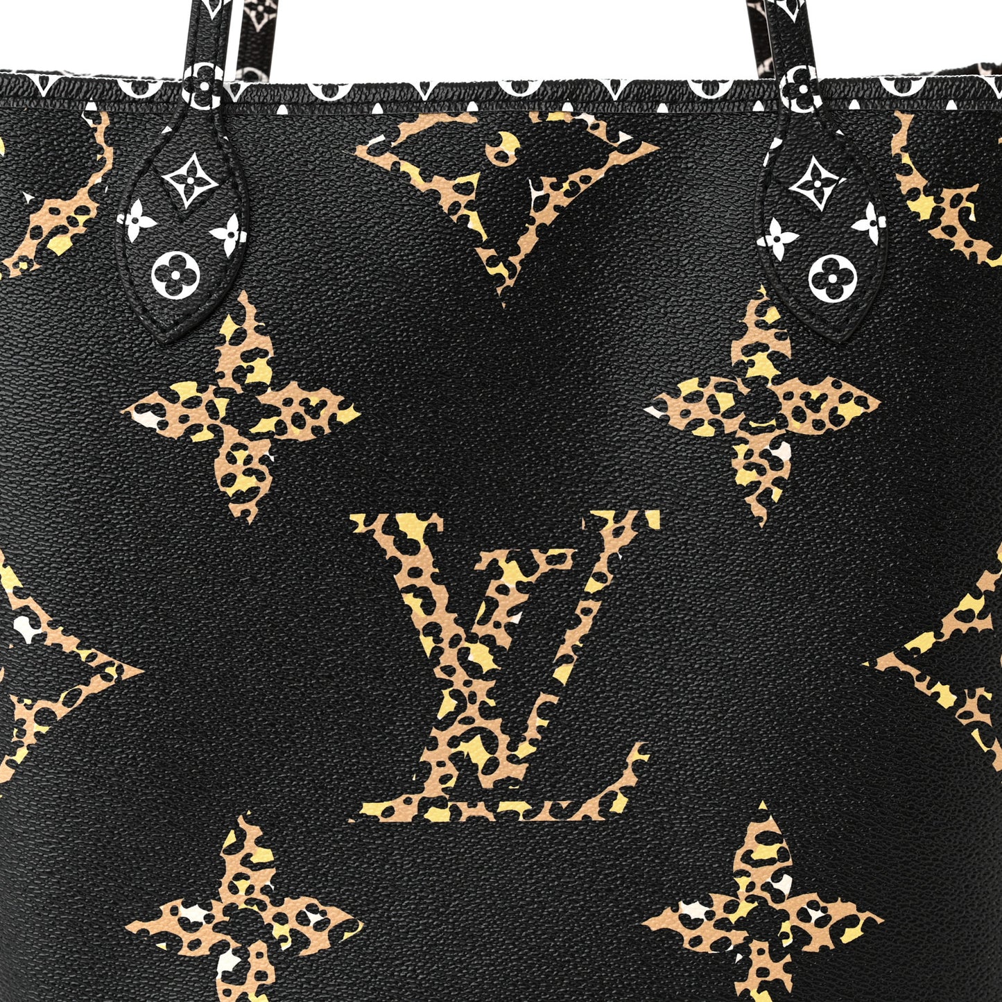 Monogram Giant Jungle Neverfull MM Black