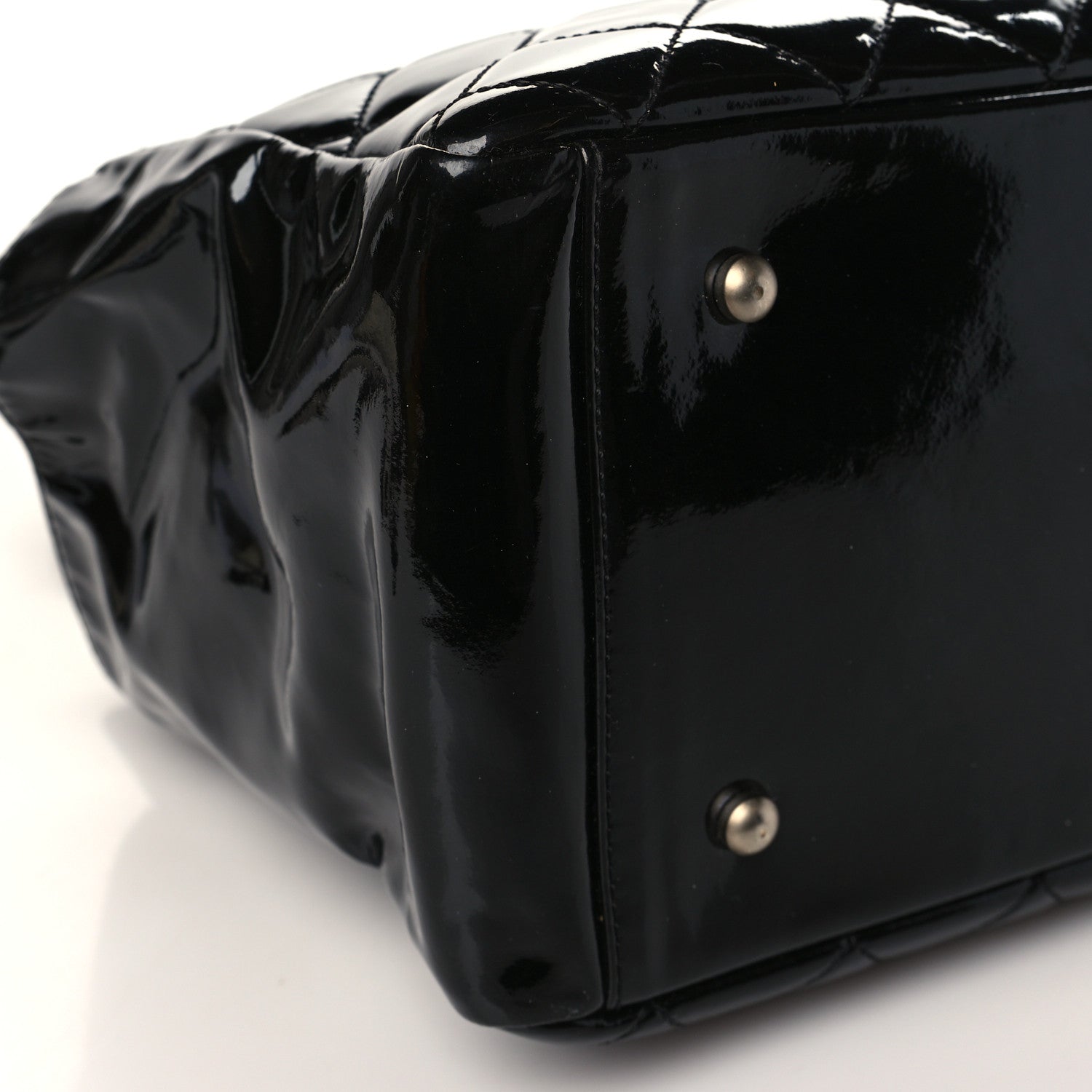 Chanel Patent Quilted Petit Timeless Tote PTT Black 9 of 10