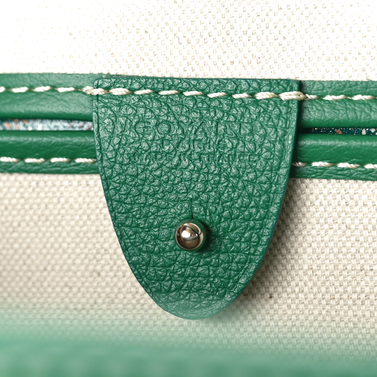Goyard Goyardine Artois MM Green 6 of 9