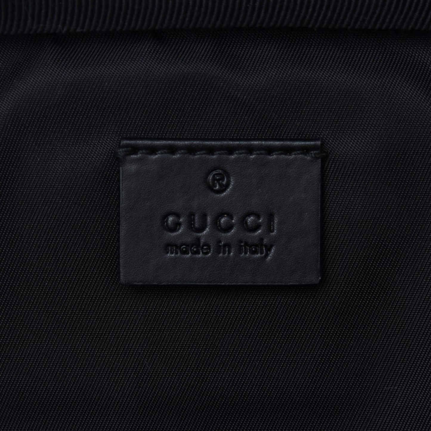 GG Supreme Monogram Web Belt Bag Black