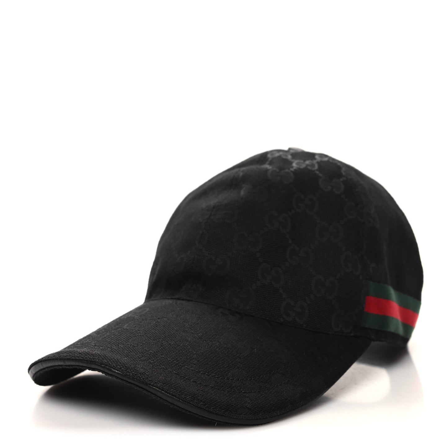 Monogram Web Baseball Hat S Black