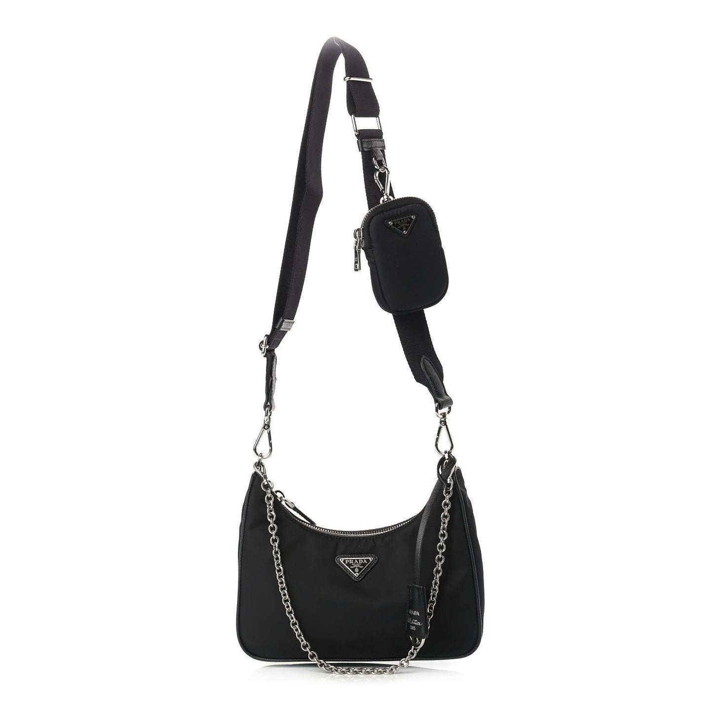 Nylon Re-Edition 2005 Shoulder Bag Black