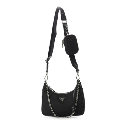 Prada Nylon Re-Edition 2005 Shoulder Bag Black 1 of 12