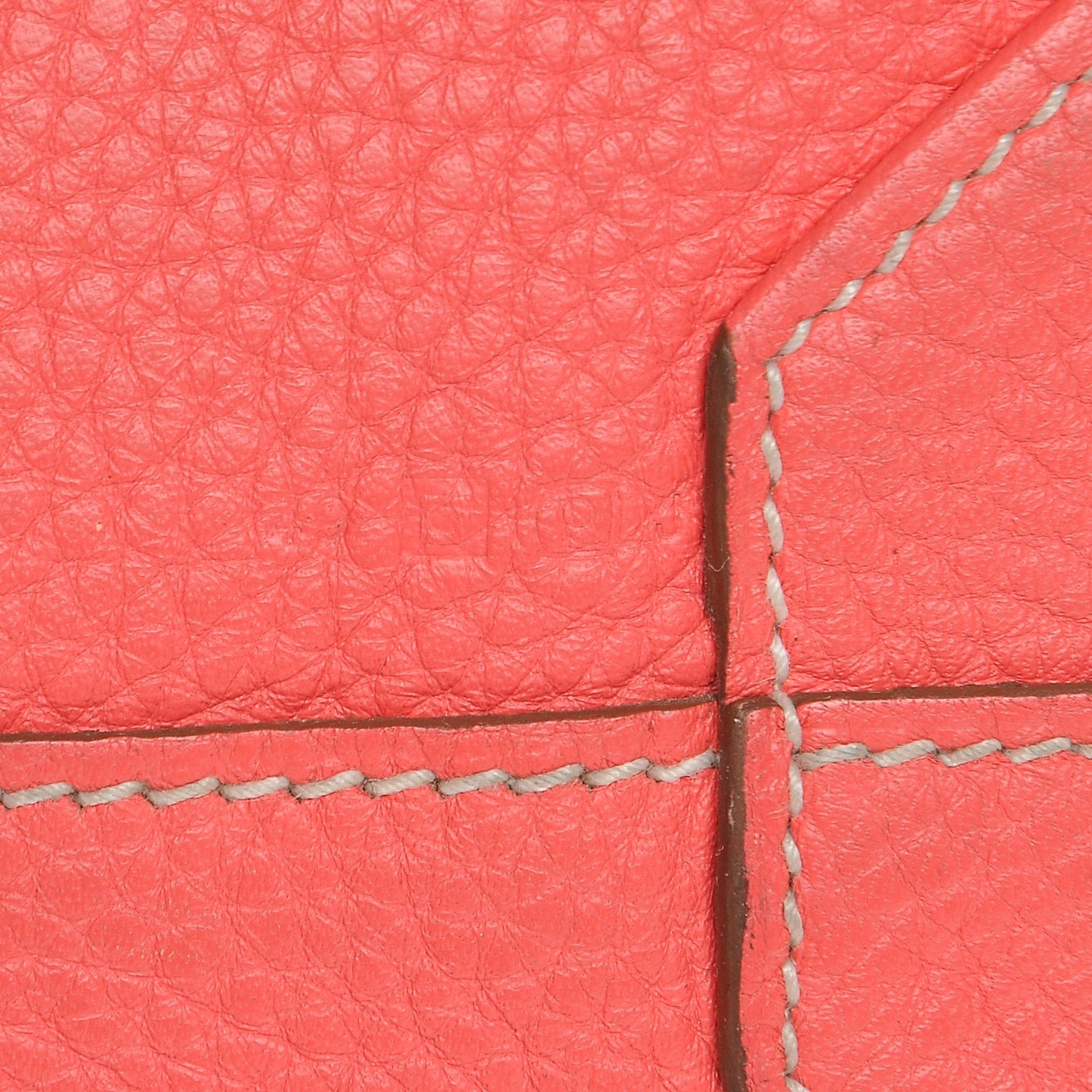 Taurillon Clemence Double Sens 36 Reversible Tote Peony Sanguine